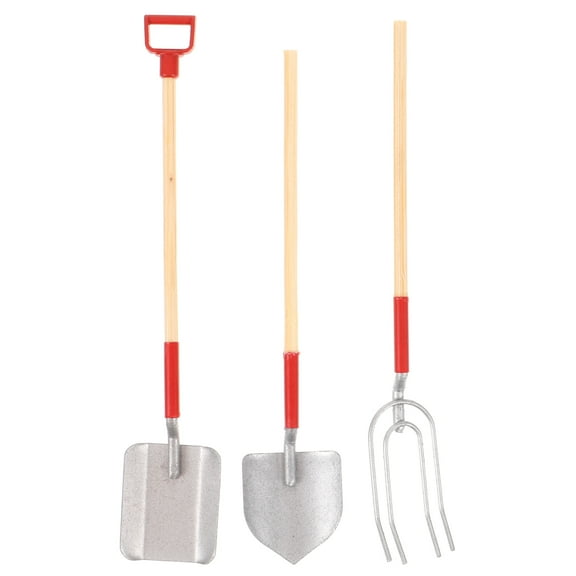 GARVALON Miniature Gardening Tools Assorted Color 3Pcs 4.72X0.90X0.20in