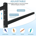 thumbnail image 4 of ‎Noliven 4 Layer Kayak Storage Rack, Heavy Duty Kayak Racks for Outdoor Storage, Kayak Stand for Garage, Kayak Storage Rack & Canoe Rack for Kayak, Canoe, Surfboard, Paddleboard, 4 of 7