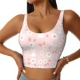 thumbnail image 2 of Uemuo Flower Rabbit Pattern Women's Sports Bra - High Impact Support, Breathable, and Comfortable Athletic Bra for Running, Yoga, and Workouts, 2 of 9