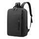 thumbnail image 1 of Mochila para hombre de 15,6 pulgadas con carga USB, impermeable, para ordenador portátil, informal, de negocios, 1 of 2