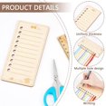 thumbnail image 4 of 1set 3 Pcs Embroidery Floss Bobbin Sewing Thread Organizer Rectangle Wooden Yarn Thread Winding Plate for Stitch Embroidery Thread Storage Organisation Sewing Accessories, 4 of 6