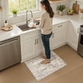 thumbnail image 2 of MICGEEK 2'x3' Abstract Area Rugs, Stain Resistant Washable Throw Rugs for Entrance Entryway, Modern Small Area Rug Front Door Mat Entrance Doormat with Non-Slip Backing, Brown, 2 of 8