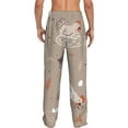 thumbnail image 3 of Easygdp Chicken Men's Pajama Pant, Sleep Elastic Waistband Lounge Pants - Medium, 3 of 9