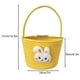 thumbnail image 3 of Easter Bunny Basket Easter Treat Bags Easter Basket Bunny With Egg Easter Gift Bags For Kids, Cute Woven Gift Baskets For Easter Easter Basket Stuffers for Boys & Girls (Yellow), 3 of 6