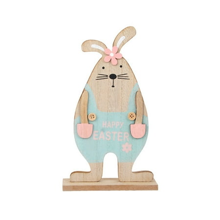

Creative Easter Rabbit Decoration DIY Wood Premium Bunny Pendant Home Accessory