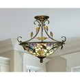 thumbnail image 5 of Dale Tiffany Peony Crystal Semi Flush Mount, 5 of 5