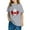 Gray, variant on Lovzfmll Maple Leaf Print Short Sleeve Tee for Boys & Girls, Cute Casual Cotton Top for Kids, Loose Fit Blouse for Toddler 3-4 Years