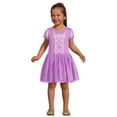 thumbnail image 4 of Disney Princess Toddler Girl Rapunzel Cosplay Sweater Dress, Sizes 12M-5T, 4 of 15
