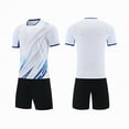 thumbnail image 2 of CAICJ98 Kids Soccer Jerseys for Boys Girls Training Outfit Team Uniform Athletic Shirts Shorts Clothing Sets Sportswear (A,9-10 Years), 2 of 4