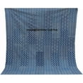 thumbnail image 2 of Sambhav Quilt Hub Bohemain Vintage Blue Patch Ajrakh Cotton Quilt Bedspread Coverlet, Reversible, 2 of 5