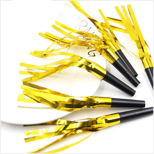 WRITWAA 30Pcs Cheering Blowers For Party Noise Maker On New Year's Theme