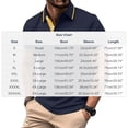 thumbnail image 4 of BVOFAR Big and Tall Golf Shirts for Men Business Casual Color Block T-Shirt Relaxed Fit Short Sleeve Basic Tees Moisture Wicking Performance Tops with Pockets Dark Blue M, 4 of 6