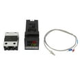 thumbnail image 2 of Temperature Controller Kit, Alarm REX C100 Digital LED PID Temperature Controller Thermostat Kit, 2 of 8
