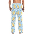 thumbnail image 4 of Duck and Flower Men's Pajama Pants Cotton Long Sleepwear Lounge Pants M, 4 of 7
