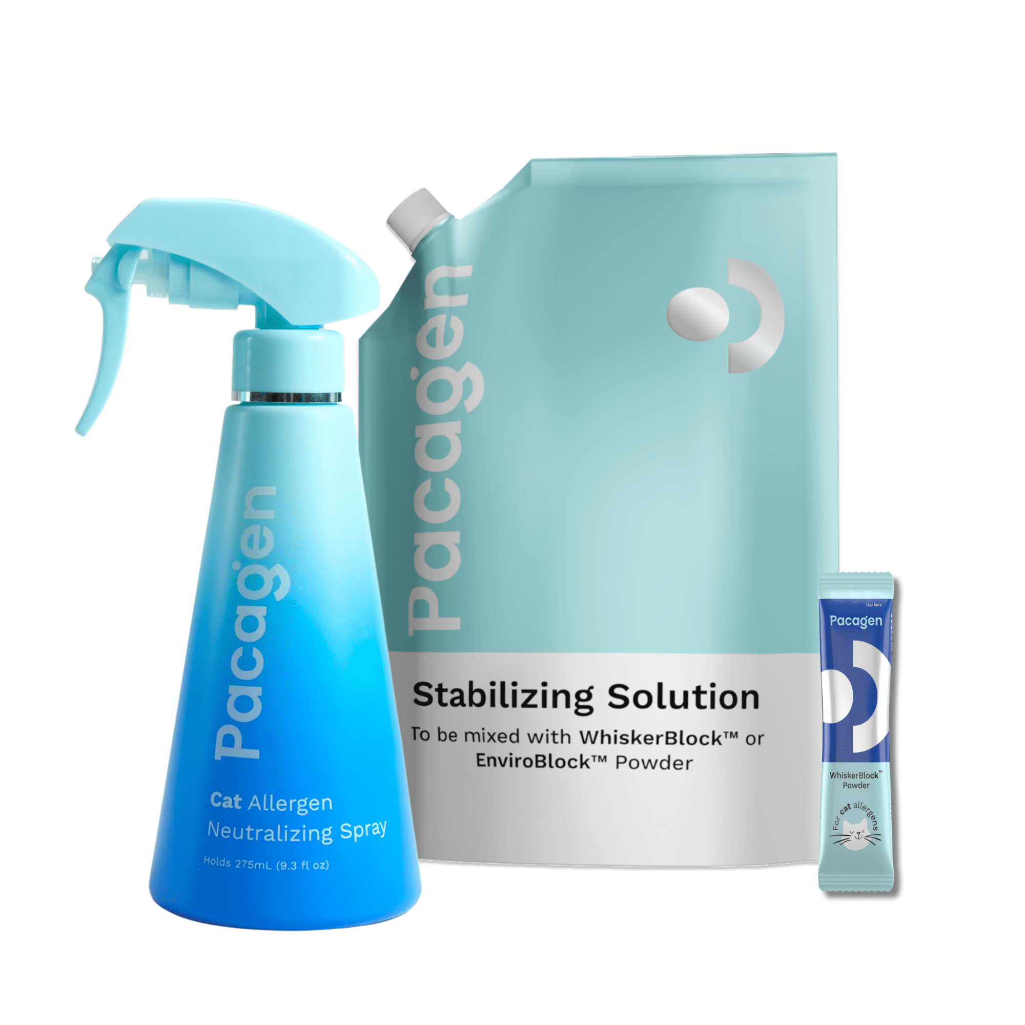Pacagen Cat Allergen Neutralizing Spray for Humans - Perfect for Home Use, Immediate Results, Easy to Use, and Pet Friendly - A Few Sprays Away from A Clear Day