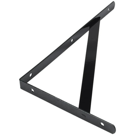 

Heavy Duty Shelf Bracket Inch Shelf L Brackets 90 Degree Shelf Support Corner Brace Joint Right Angle Brackets 6-Pack Black 25 x 16Cm