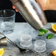 thumbnail image 4 of GOOHOCHY 8PCS Plastic Shaker Bottle Replacement Lids Spill-Proof Cocktail Shaker Cap for Home Bar Café Jars Tea Juice Bubble Tea Shakers, 4 of 8