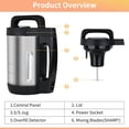 thumbnail image 3 of Homtone 2L 6-in-1 Multifunctional Milk and Soup Maker with LCD Panel, Stainless Steel, Non-Stick, 3 of 10