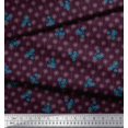 thumbnail image 3 of Soimoi Silk Fabric Artistic Floral Decor Fabric Printed Yard 42 Inch Wide, 3 of 5