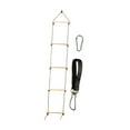 thumbnail image 2 of S SERENABLE Climbing Rope Ladder Kids Climbing Game Hanging Ladder for Outdoor Treehouse With Hook Belt, 2 of 9