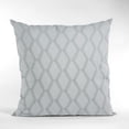 thumbnail image 5 of Plutus Silver Diamond Shiny Fabric With Embroydery Luxury Throw Pillow - Double sided 24" x 24", 5 of 5