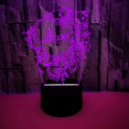 thumbnail image 2 of Qinwei LOVE 3D Night Light with Remote Control Smart Touch 3D Illusion LED Lamp for Party Dating Wedding Anniversary --- Black Seat, 2 of 5