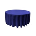 thumbnail image 1 of TCpop132R-RoyalP50 LA Linen Nappe en Popeline de Polyester, Royal - 132 Po. Rond, 1 of 1