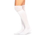 thumbnail image 6 of Teehee Women's Fashion Cotton Over The Knee Socks - 5 Pairs Pack (Rib with Slouch Top), 6 of 7