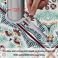 thumbnail image 6 of Coolnut 60" Mexican Talavera Outdoor Tablecloth with Umbrella Hole and Zipper, Waterproof Round Tablecloth for Party,Patio,Picnic,Holiday Dinner,Summer, 6 of 7