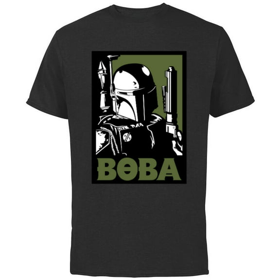 Star Wars Boba Fett Poster - Short Sleeve Cotton T-Shirt for Adults -Customized-Black
