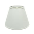 thumbnail image 2 of Aspen Creative 32682 Transitional Hardback Empire Shaped Spider Construction Lamp Shade in White, 13" wide (7" x 13" x 9 1/2"), 2 of 5