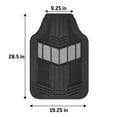 thumbnail image 4 of Motor Trend MT-688 DualFlex Two-Tone Rubber Car Floor Mats, Universal Front & Rear Combo Set with Trunk Cargo Mat Liner for Car Sedan SUV Van, Heavy Duty All Weather Trim To Fit, 4 of 9