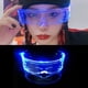thumbnail image 3 of Gafas de sol futuristas unisex Sunnimix Cyberpunk LED Visor, 3 of 5