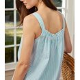 thumbnail image 2 of Ensemble de Pyjama Rayé Y2K pour Femmes, 2 Pcs, Camisole, Hauts Babydoll et Boxeurs Rayés Assortis, Ensemble de Détente, 2 of 6