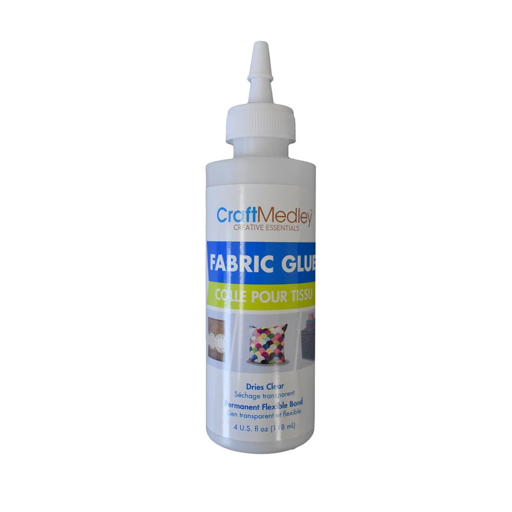Fabric Glue, White, 4 floz