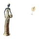 thumbnail image 5 of Figura decorativa vintage de hoja con forma de dama tribal, ideal para escritorio, armario, dormitorio o como regalo de inauguración. Estatua abstract, 5 of 8