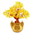 thumbnail image 3 of KLKCMS Crystal Luck Money Tree Feng Shui for Wealth and Yellow, 3 of 9
