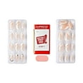 thumbnail image 3 of KISS imPRESS  Press on Nails, On My Mind, White, Medium Almond, 30 Count, 3 of 7