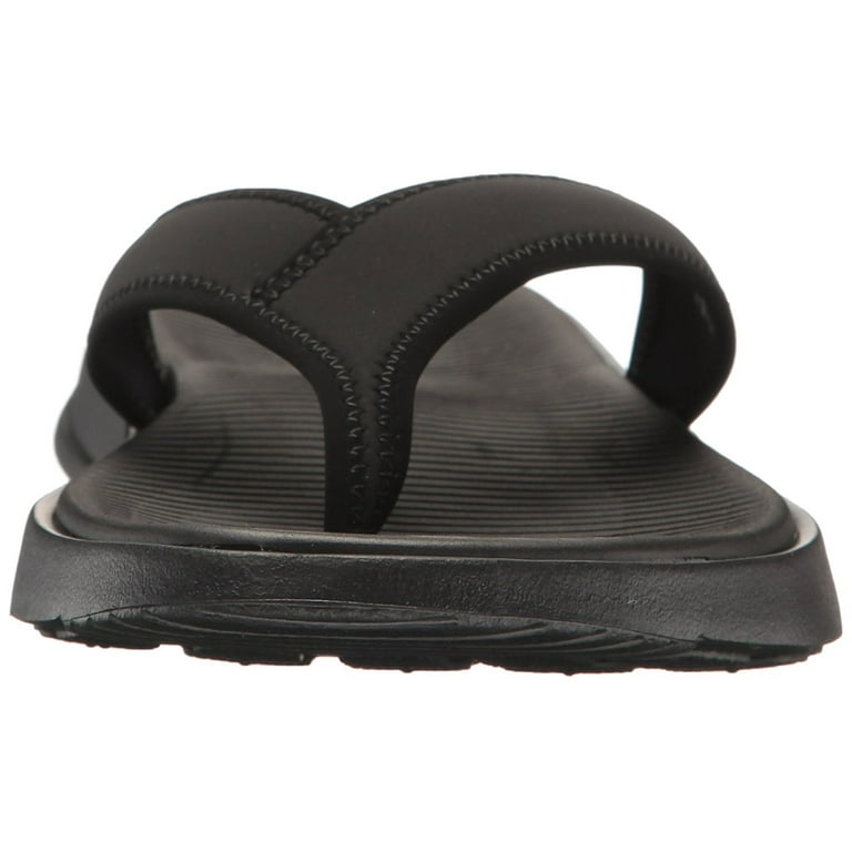 Nike Men's Ultra Thong Sandal (12 D(M) US, Black/White-black) - Walmart.com