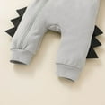thumbnail image 6 of QISIWOLE Toddler Kids Baby Autumn Dinosaur Shape Romper Long Sleeve Jumpsuit Sales !, 6 of 9