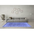 thumbnail image 3 of Ahgly Company Machine Washable Indoor Rectangle Oriental Blue Traditional Area Rugs, 8' x 12', 3 of 4