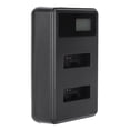 thumbnail image 3 of Portable Battery Charger SEIVI NP BX1 Battery LCD Electric Quantity Charging Display USB Intelligent Desktop Chargers For  Digital Camera Dual Slot, 3 of 8