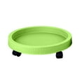 thumbnail image 2 of D-GROEE Plastic Plant Caddy with/without Easy Moving Caster Wheels Round Movable Planter Dolly Trolley Tray Pallet Outdoor Indoor Tree Flower Planter Stand Base, 2 of 6