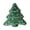 A, variant on Christmas Tree Shaped Throw Pillow, Soft Plush Green Christmas Pillow with Colorful Dot Embroidered Ornaments, Cute Holiday Decorative Cushion for Couch, Sofa, Bed and Christmas Home Decoration