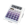thumbnail image 4 of Sentmoon Calculator Calculators Desktop Dualss Power Solar and Battery Desktop Calculator 12 Digits Large LCD Display Standard Function Calculator for Office Home Business Daily Use, 4 of 7