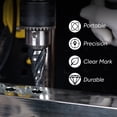 thumbnail image 7 of Four Spiral Flute Step Drill Bit Set, 3PCS 1/8"-7/8" High-Speed Steel Unibit Step Bits with 1/4" Hex Shank for Stainless Steel Metal Aluminum Wood Plastic, 7 of 7