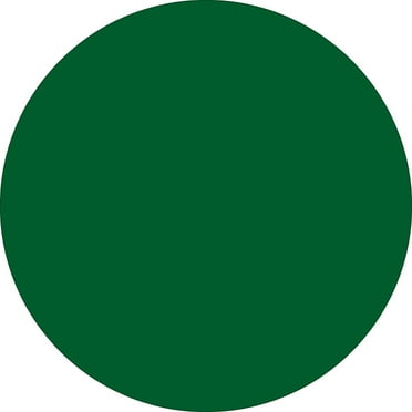 Tape Logic Inventory Circle Labels 1" Green 500/Roll DL611D