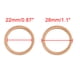 thumbnail image 3 of 20 Pcs 22mm Diámetro Interno Arandelas de Cobre Planas Anillos de Sellado para Autos, 3 of 3