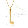 thumbnail image 2 of Golf Clubs for Ashes for Men Women Funeral Keepsake Urn Pendant Ashes Holder Stainless Steel Cremation Jewelry Urn Necklace, 2 of 6