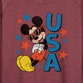 thumbnail image 3 of Disney - Americana - Mickey Sunglasses Usa  - Women's Lightweight French Terry Long Sleeve Shirt, 3 of 5